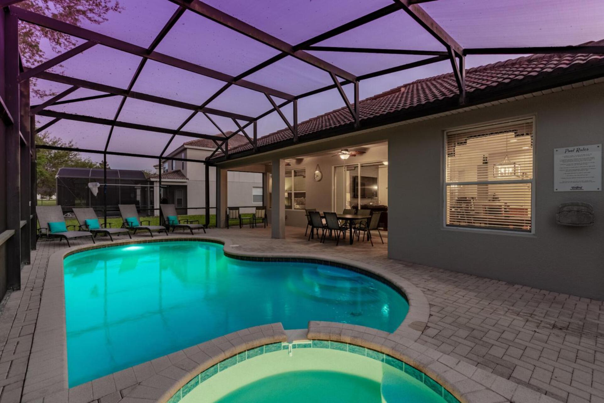 Luxurious 5 Bedroom In Orlando6503 Villa