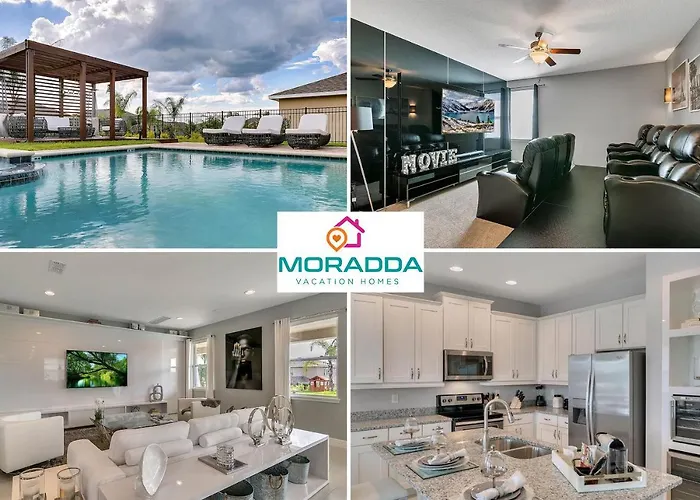Stunning House With Pool, Gazebo And Movie Theater At Encore Resort 7644