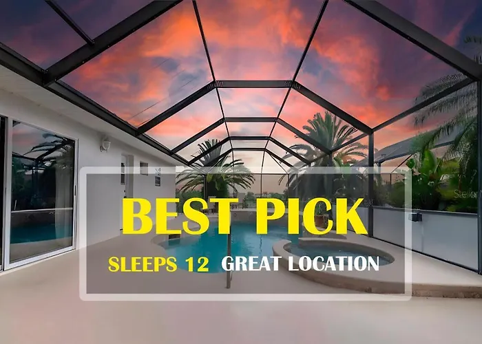 Stunning 5 Bedroom Pool Home Hot Tub 10 Mins To Disney
