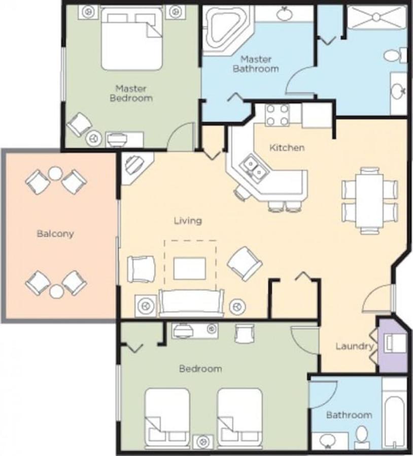 Bonnet Creek 2 Bedroom Deluxe * Orlando