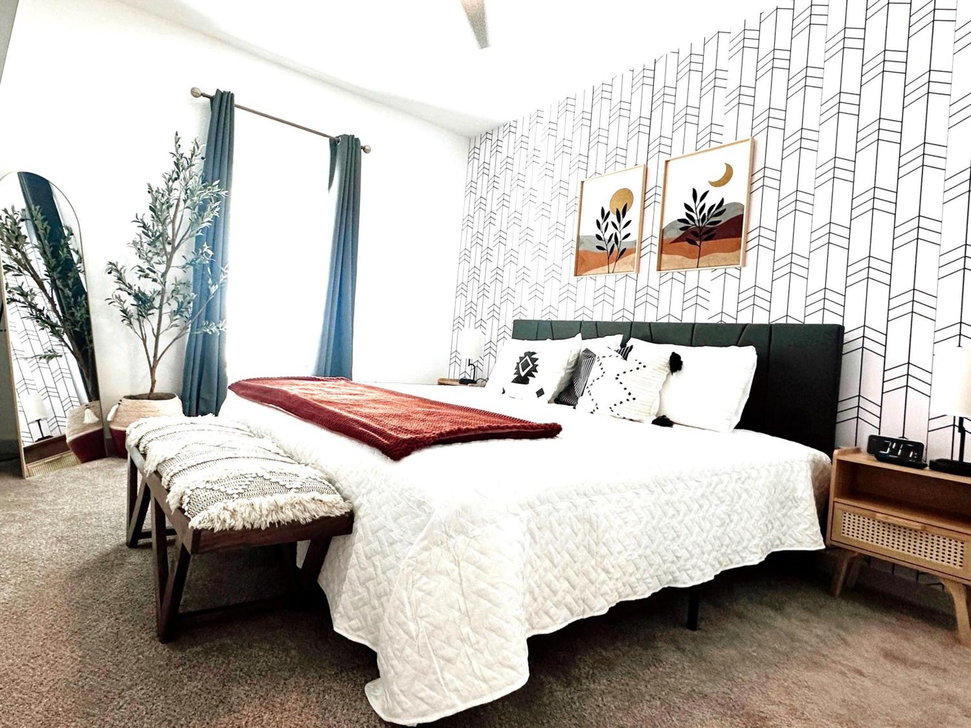 Apartment Boho Chic Luxury Retreat 5 Min To Parks & Food