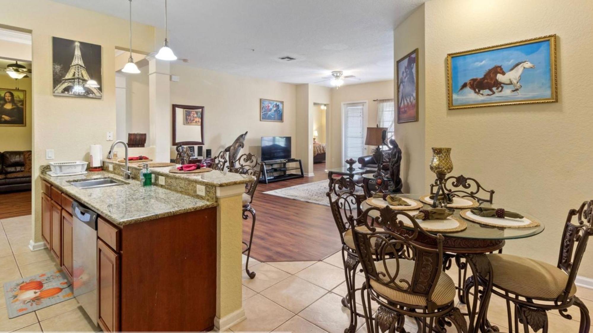 Apartment Executive 3 Bedroom At Universal,convention Center, Vista Cay Orlando
