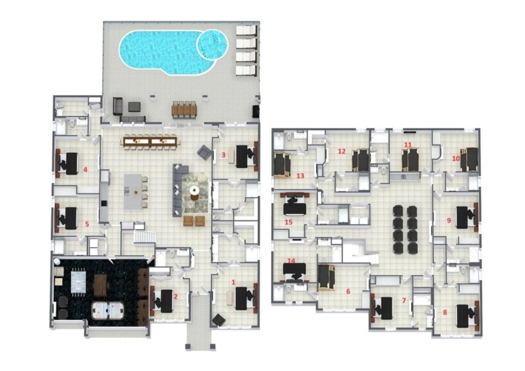 Holiday home 15 Bedrooms-16 Bathrooms- Paradiso Grande 6313ss *