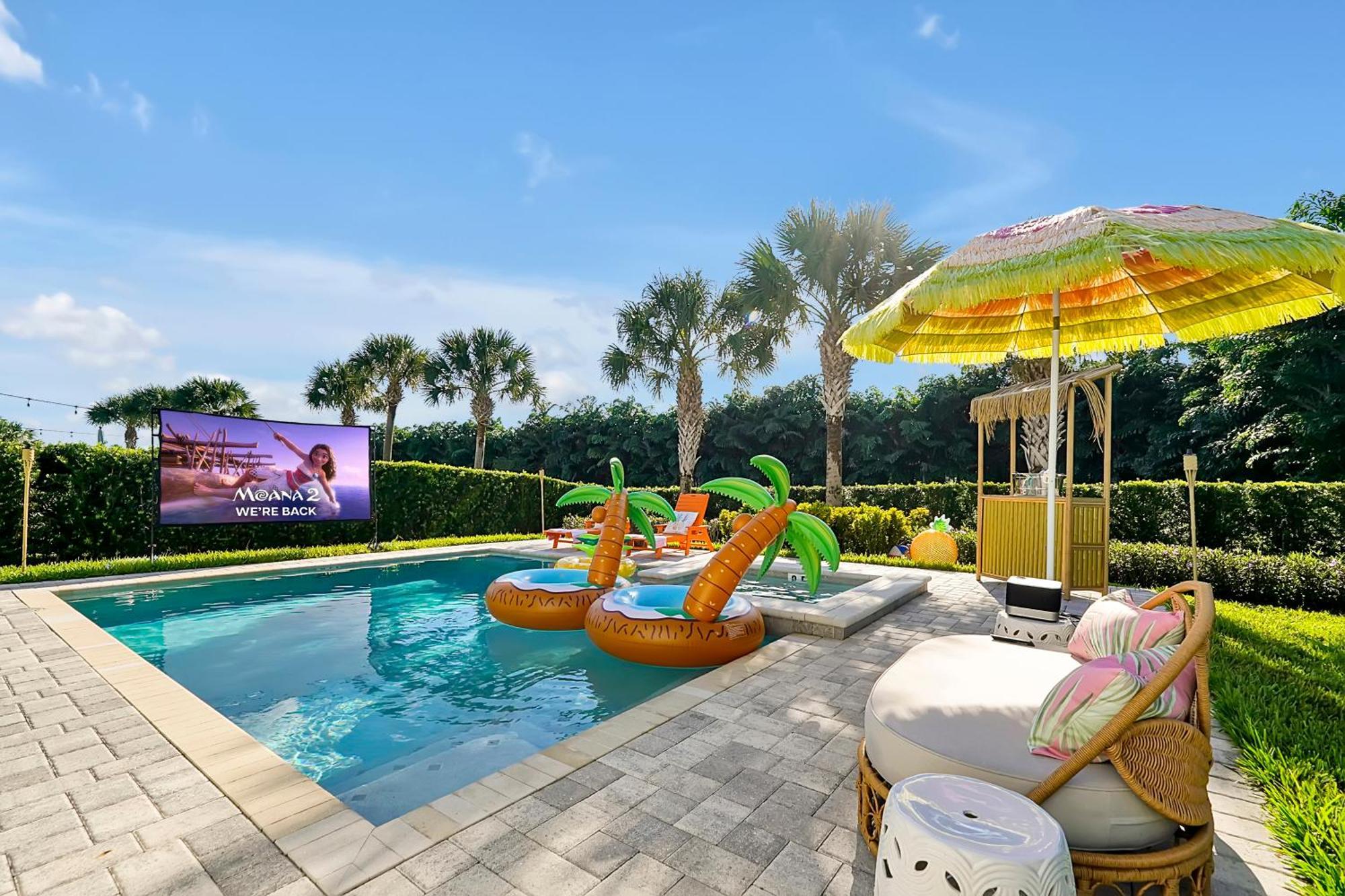 5bd Moana-themed - Movie By The Pool - Near Holiday home *