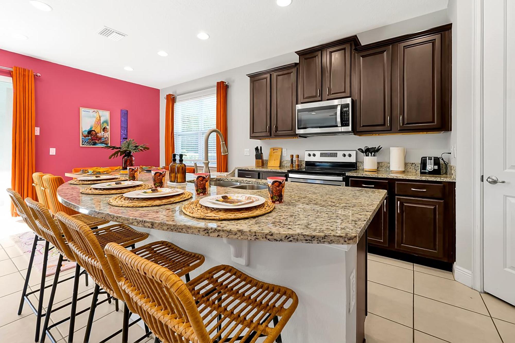 5bd Moana-themed - Movie By The Pool - Near Orlando