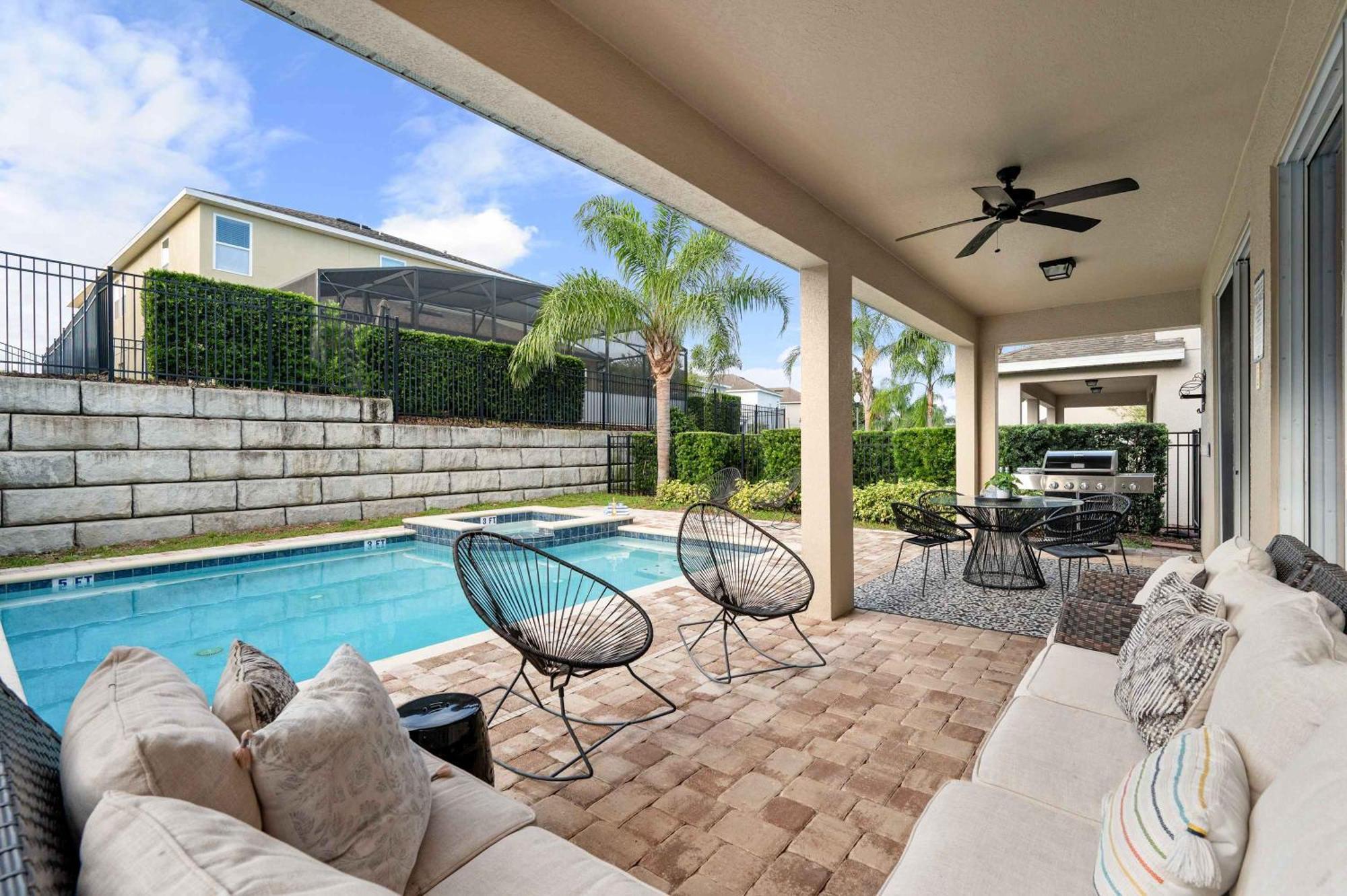 Holiday home Private Heated Pool Billiard Lounge 6mi To Orlando