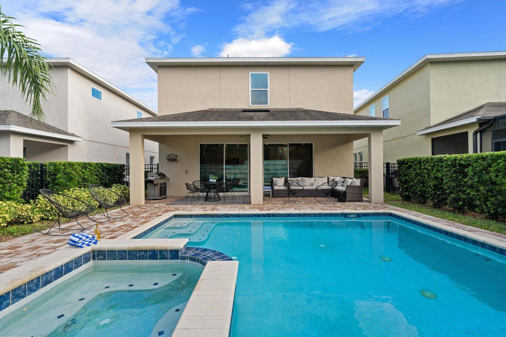 Private Heated Pool Billiard Lounge 6mi To Orlando