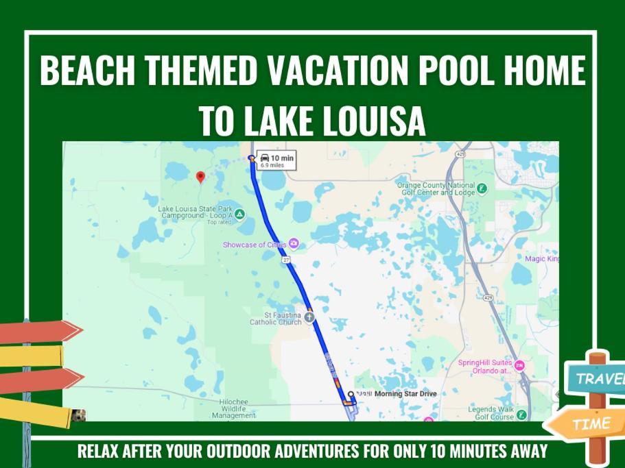 Theme Vacation Poolspa Mins To Orlando