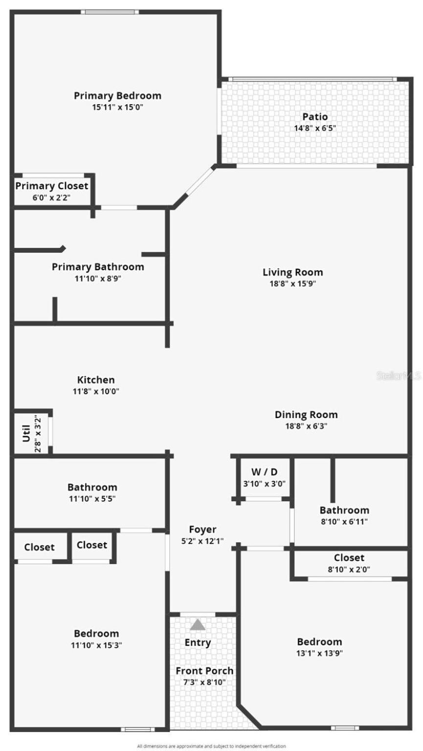 Spacious 3 Bed 3 Bath Luxury 5 Min From Orlando