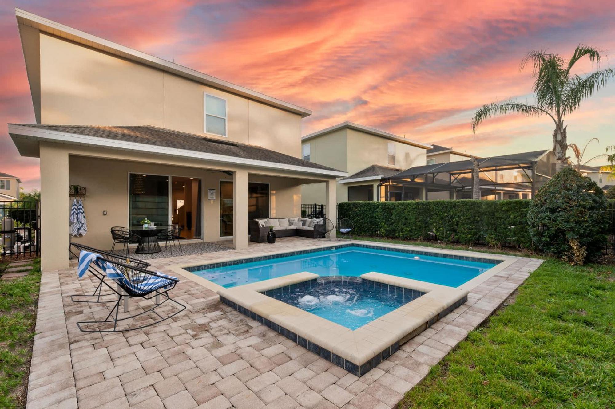 Private Heated Pool Billiard Lounge 6mi To Orlando