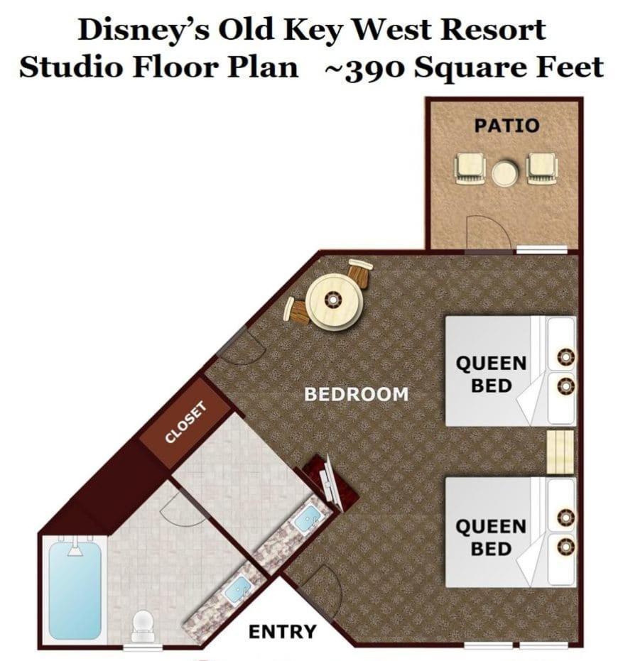 Disney's Key West Sleeps 4 Resort *