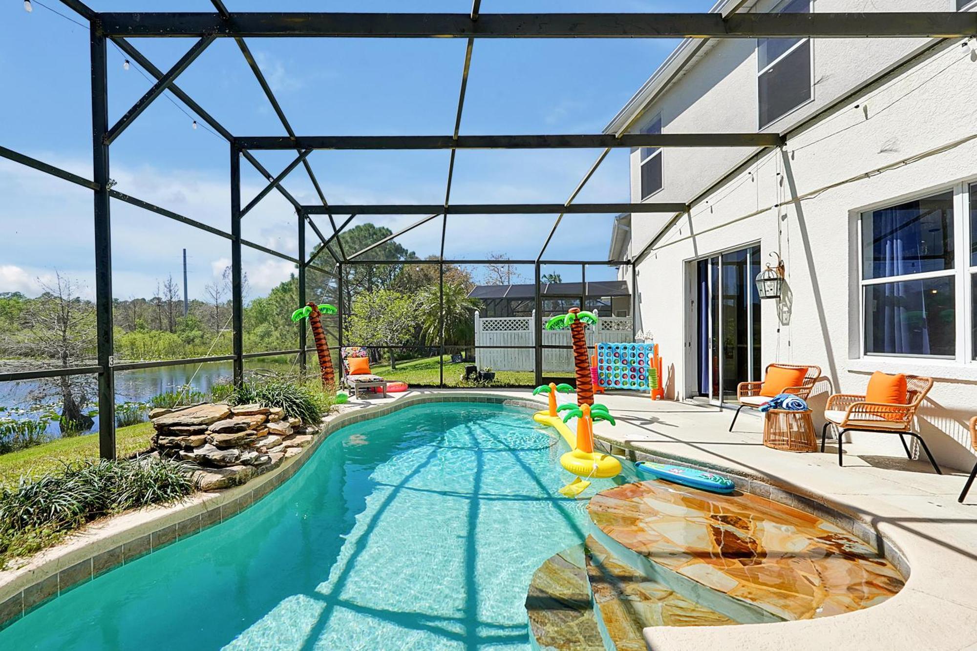 Lilo & Stitch'S Hawaiian Getaway - Heated Pool - Bbq - Close To Disney Holiday home *