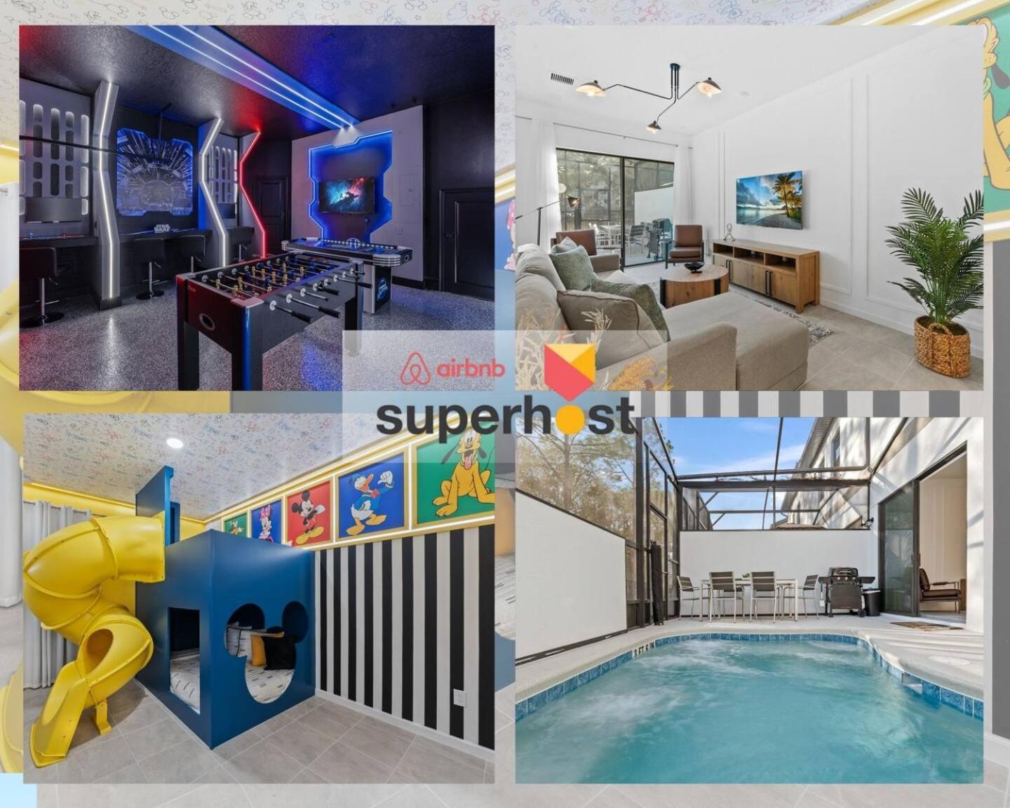 Holiday home Lux 5br W Game Room, 4 & Private Poo