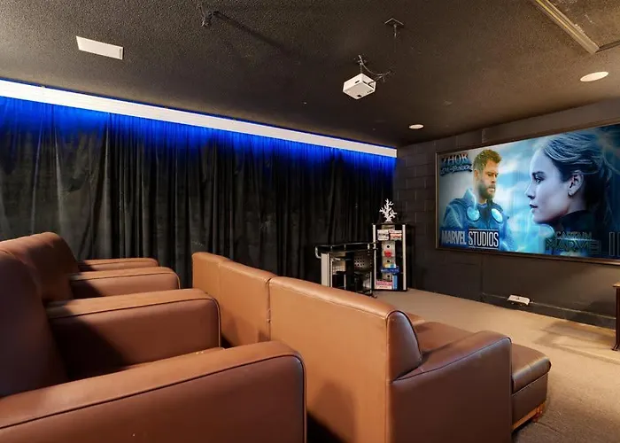 Relaxing Retreat With Pool And Movie Theater