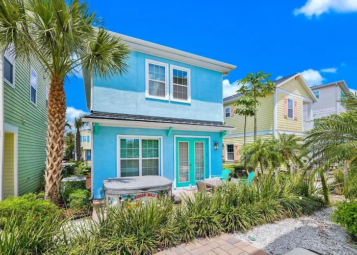 Orange Blossom Special Cottage Near Disney With Private Hot Tub Margaritaville Resort Access - 3071Pi