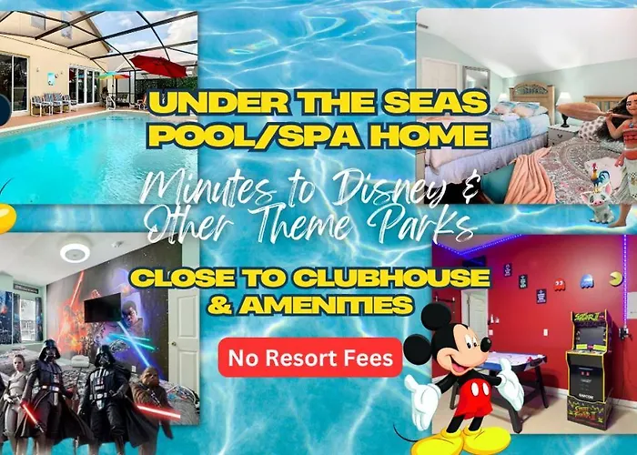 Under The Sea Vacation Poolspa Home