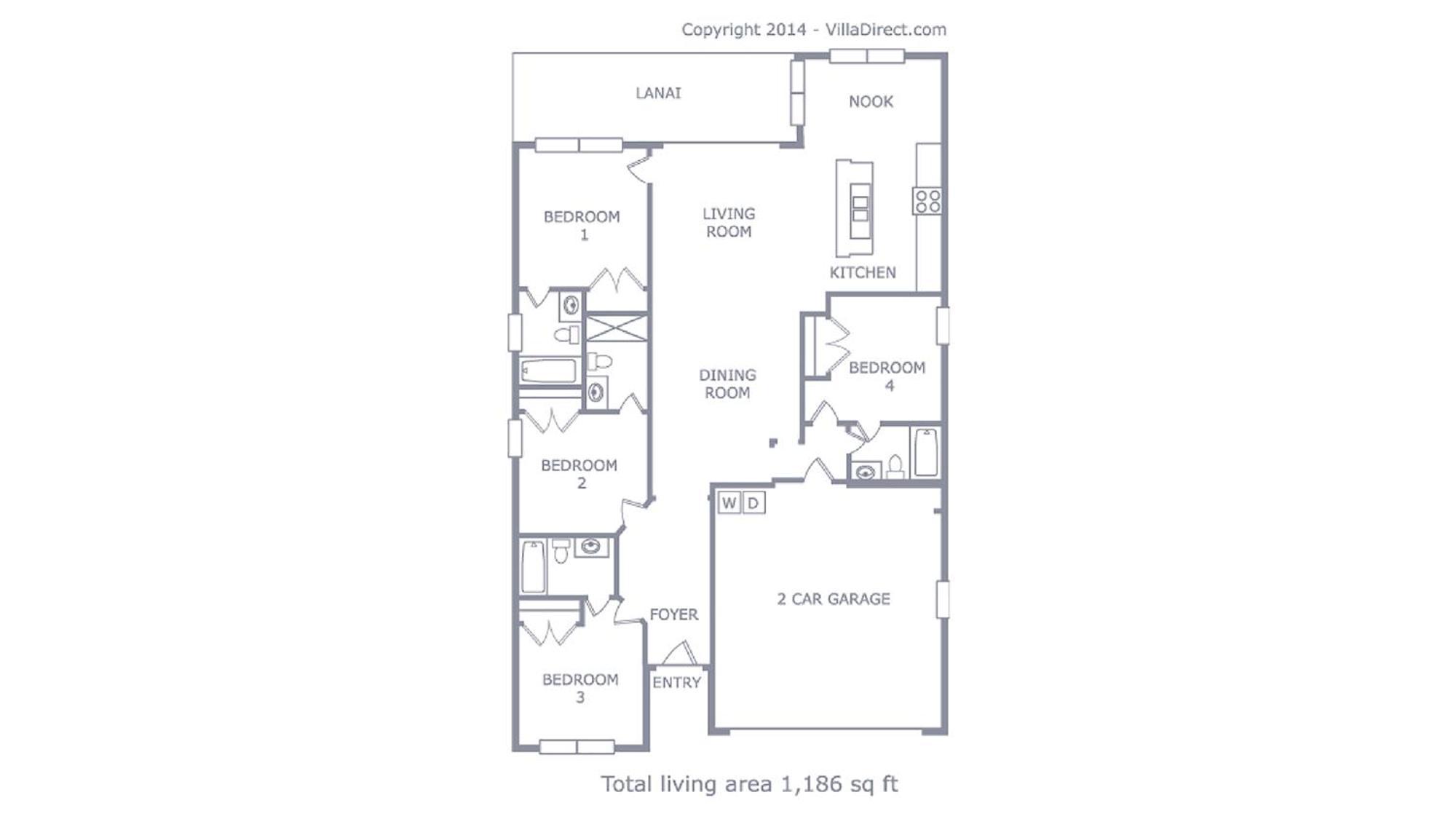 Mickey's Ranch - 4 Bed Pool - Windsor Hills *